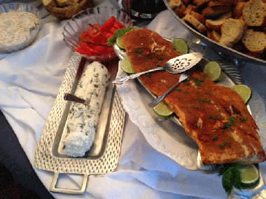 smoked salmon