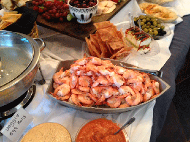 shrimp display