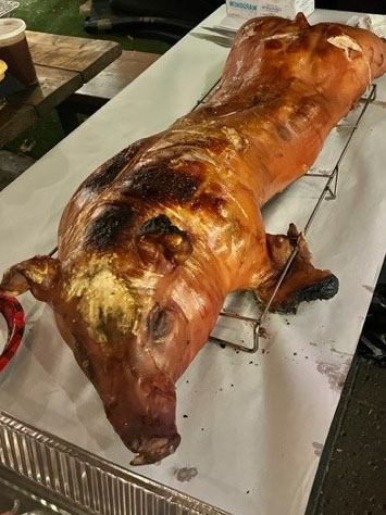 Hog roast event