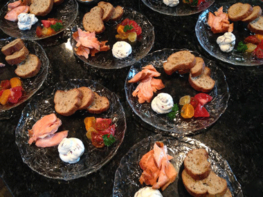 smoked salmon